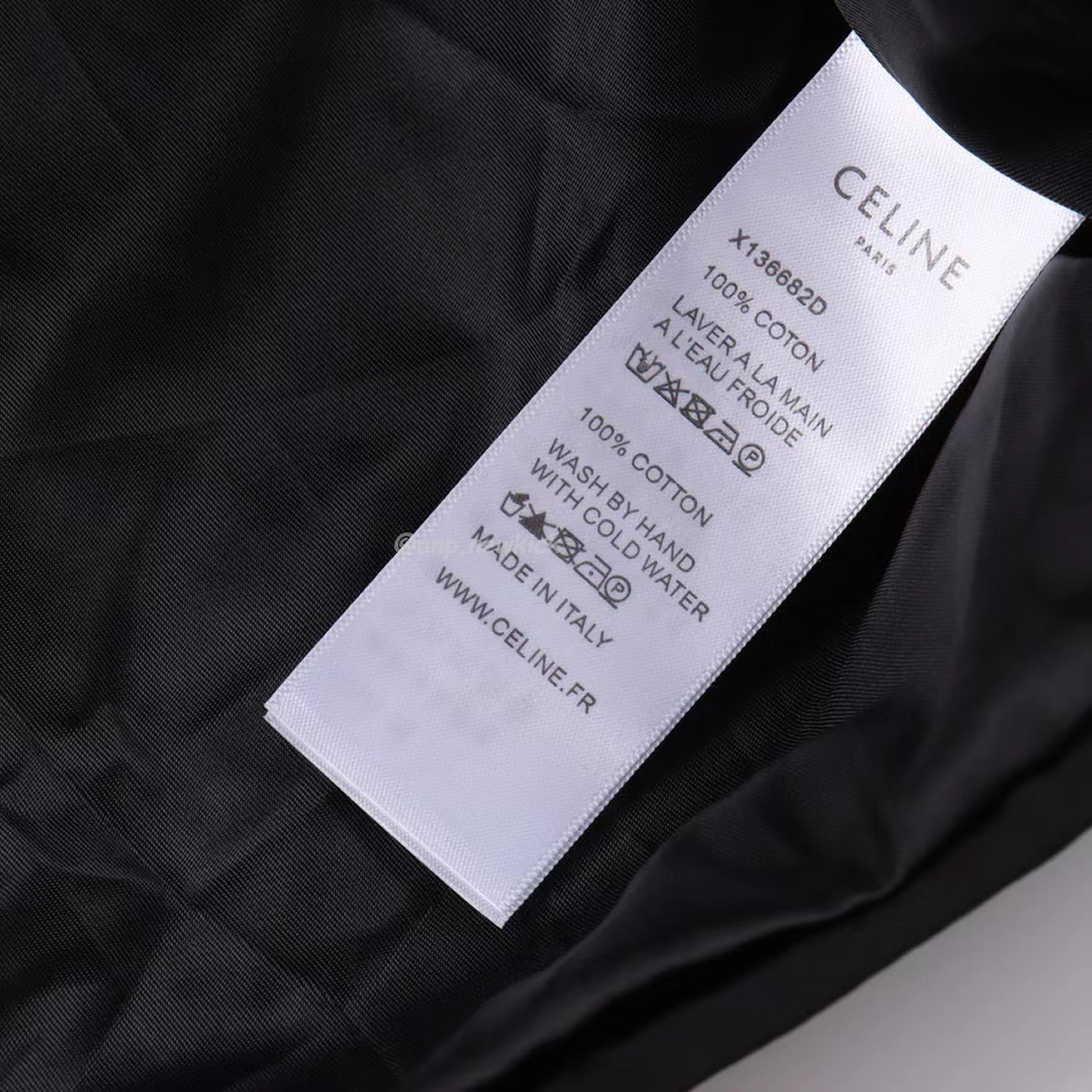 Celine Side Woven Zippered Jacket Black White (11) - newkick.vip